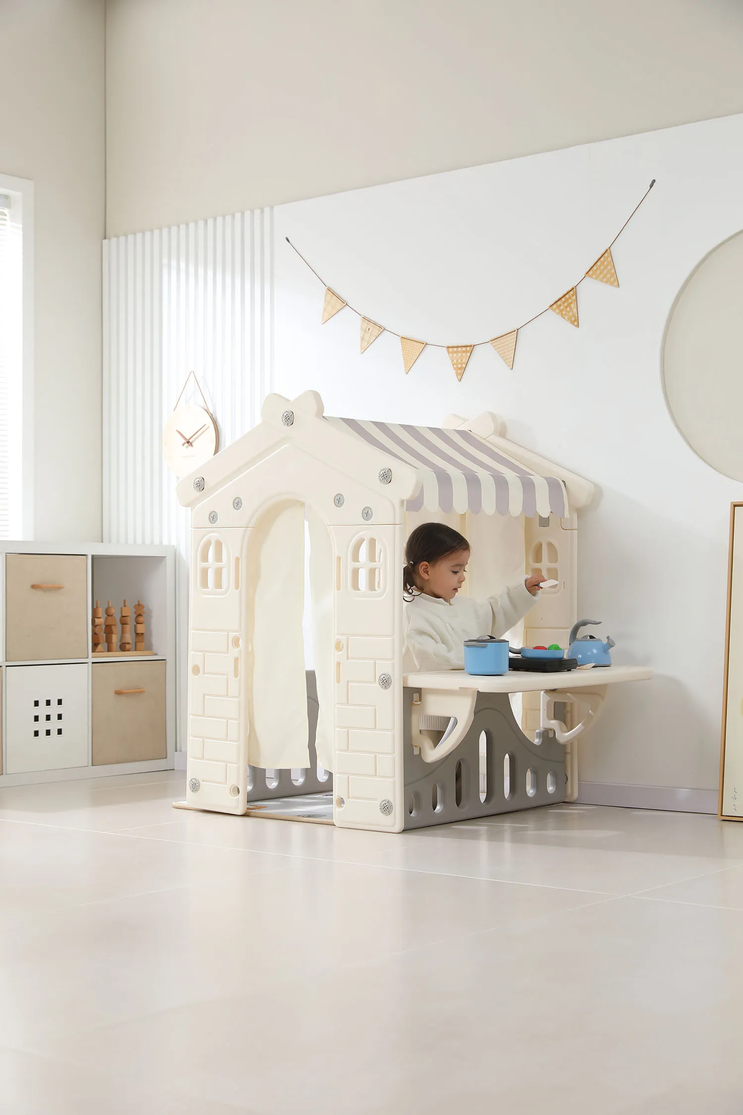 Домик-кафе UNIX Kids Table Grey PHSTBGY