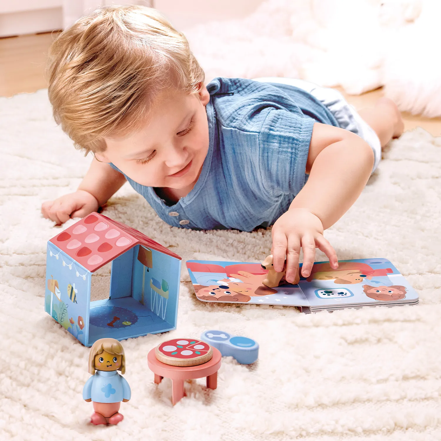 Набор игровой HAPE «Маленький домик» (детская иллюстрированная книга Hape Land) E3442_HP