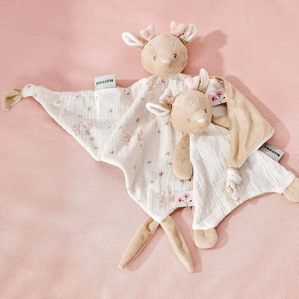 Игрушка мягкая Nattou Doudou малая FANFAN Оленёнок 759052