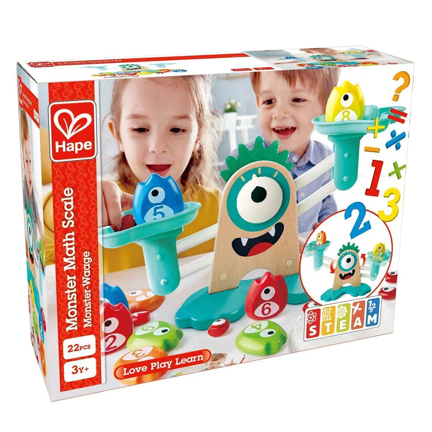 Игрушечные весы Hape «Монстрики» E0511_HP