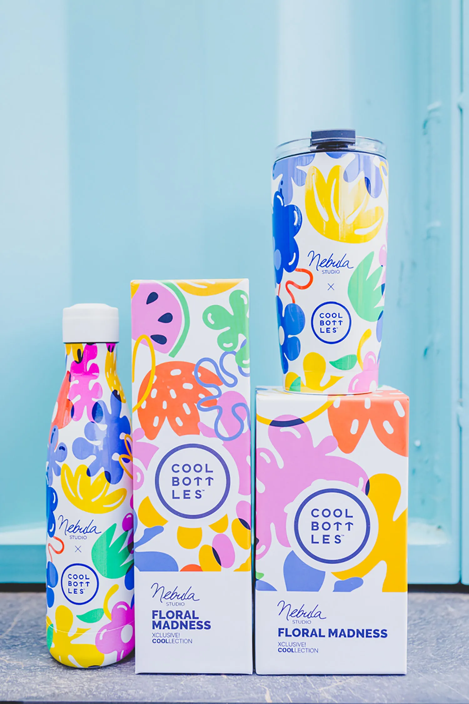 Термос-термобутылка Cool Bottles Nebula Studio Floral Madness 500 мл