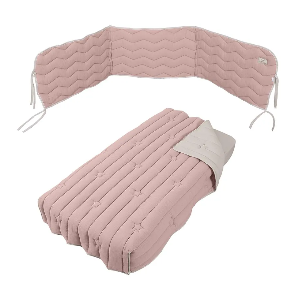 Покрывало + бортики 140х70 см Micuna Mousse TX-1732
