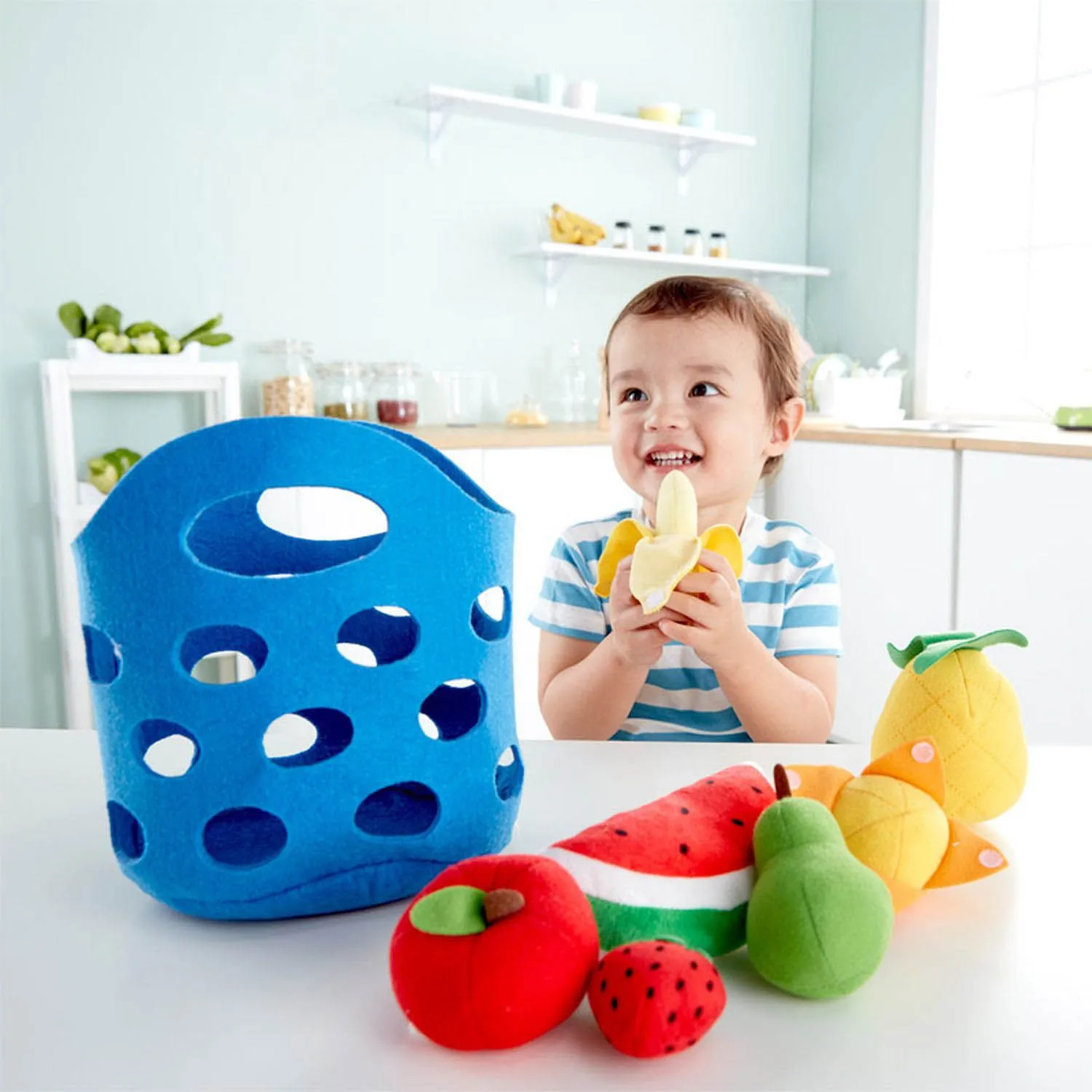 Набор игровой детский HAPE Корзина с фруктами E3169_HP