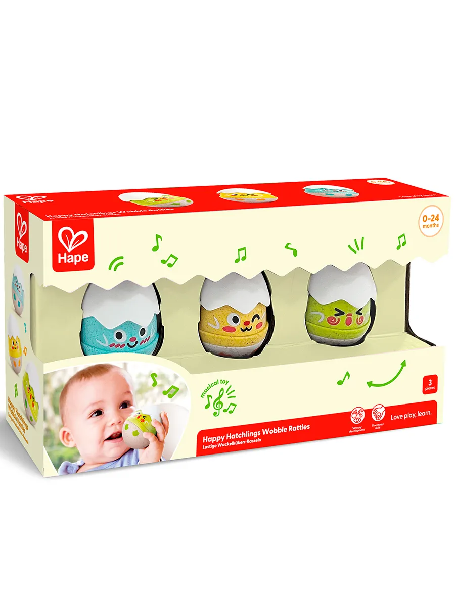 Набор развивающих игрушек HAPE «Веселые цыплята» E0124_HP
