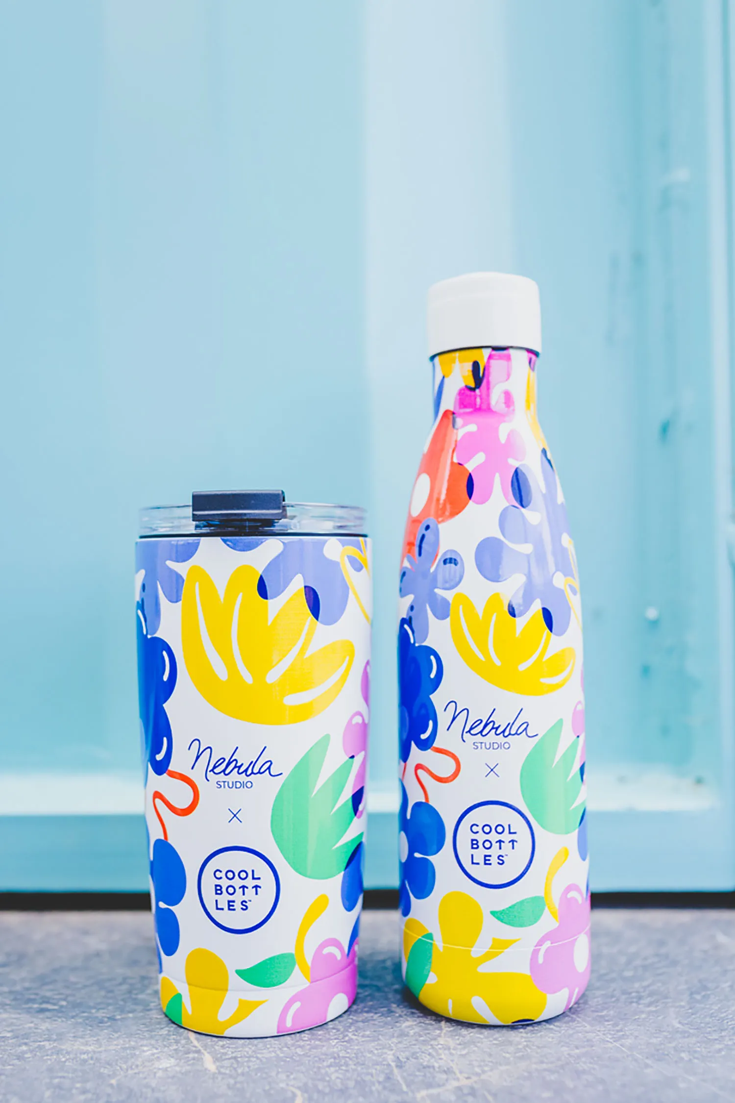 Термос-термобутылка Cool Bottles Nebula Studio Floral Madness 500 мл