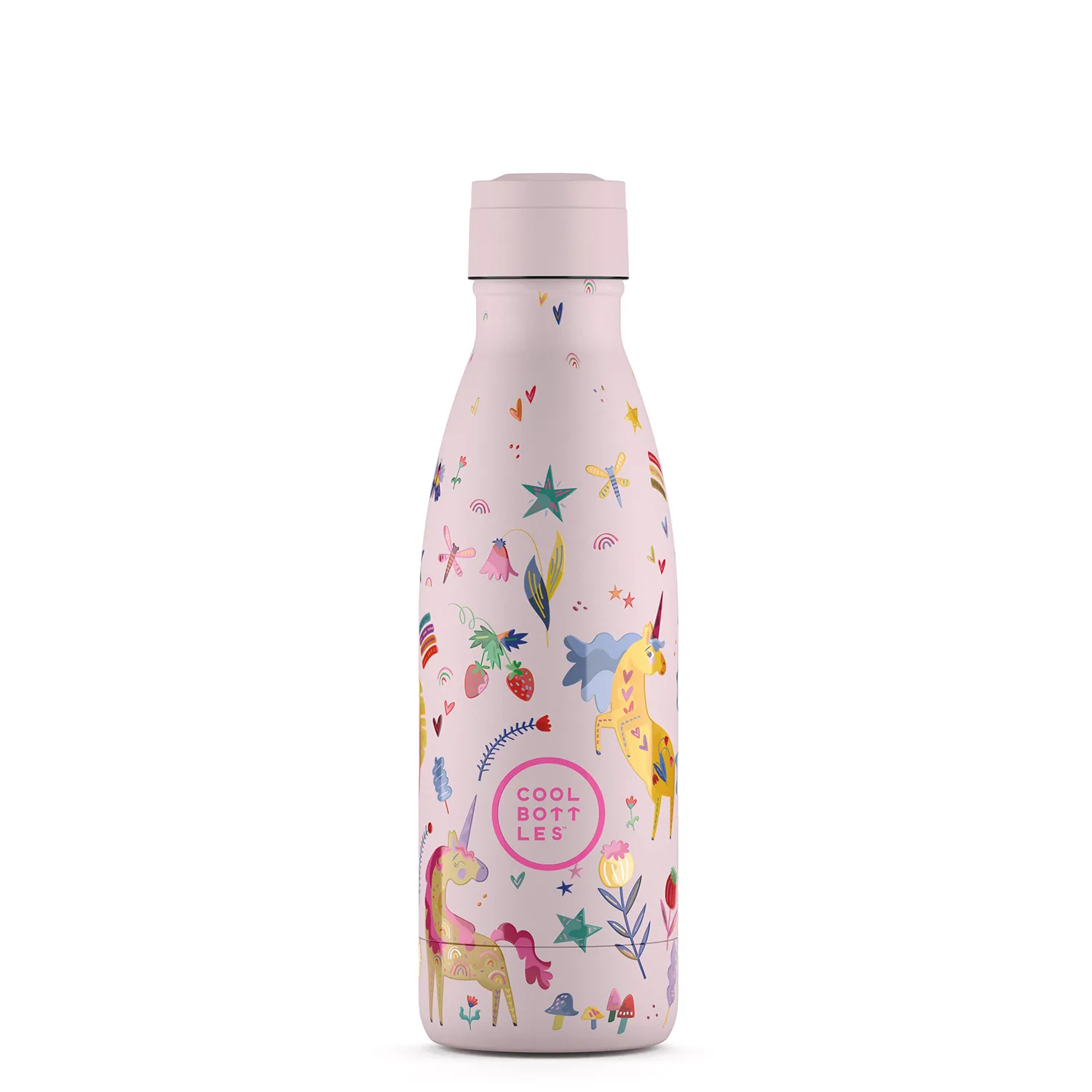 Термос–термобутылка Cool Bottles Kids серия Fantasy Funny Unicorns 350 мл
