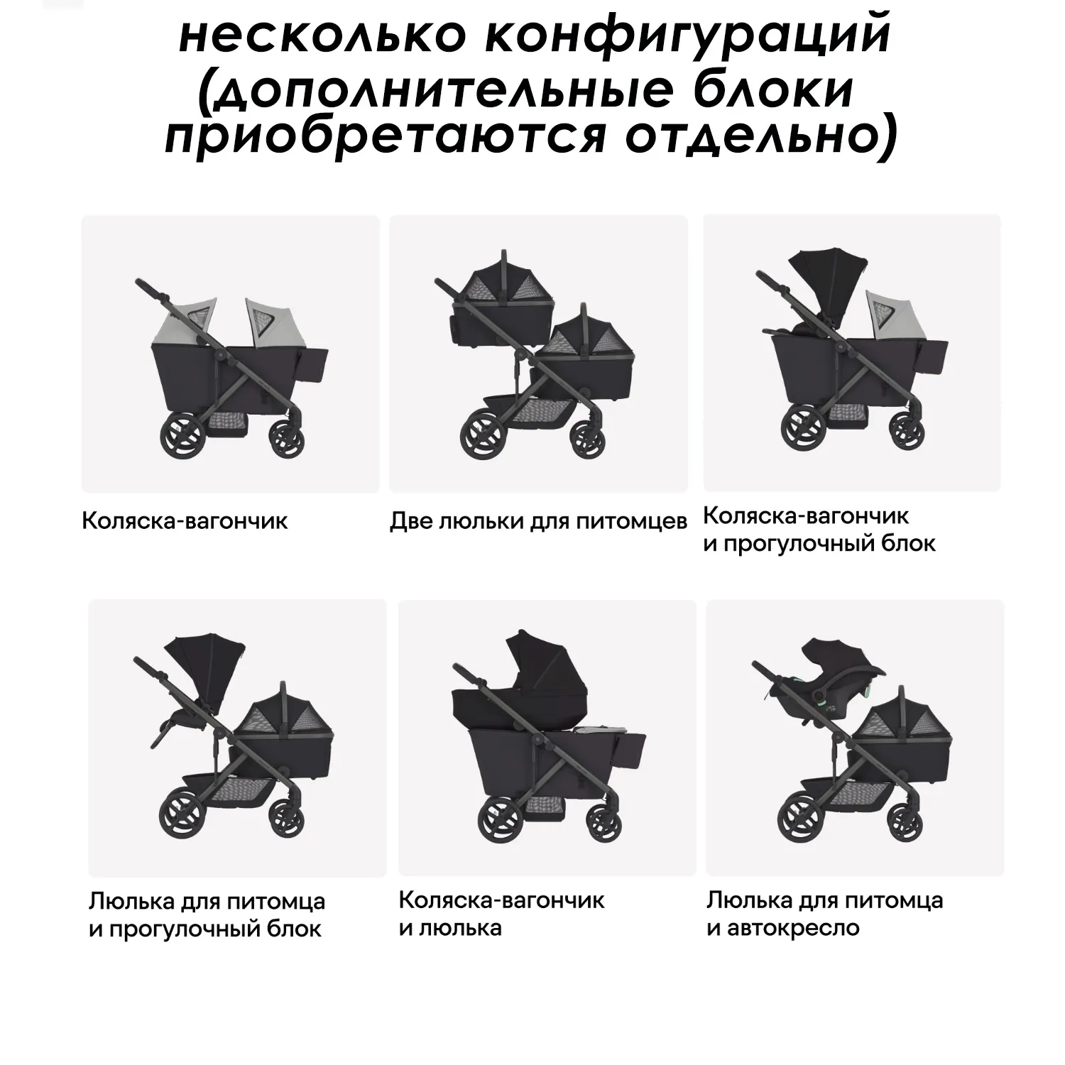 Коляска прогулочная Anex Modu
