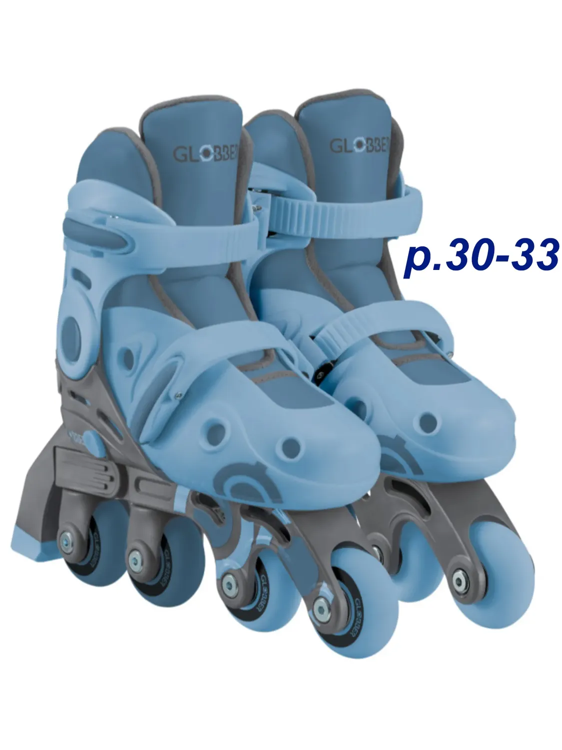 Коньки роликовые Globber 2в1 р.30-33