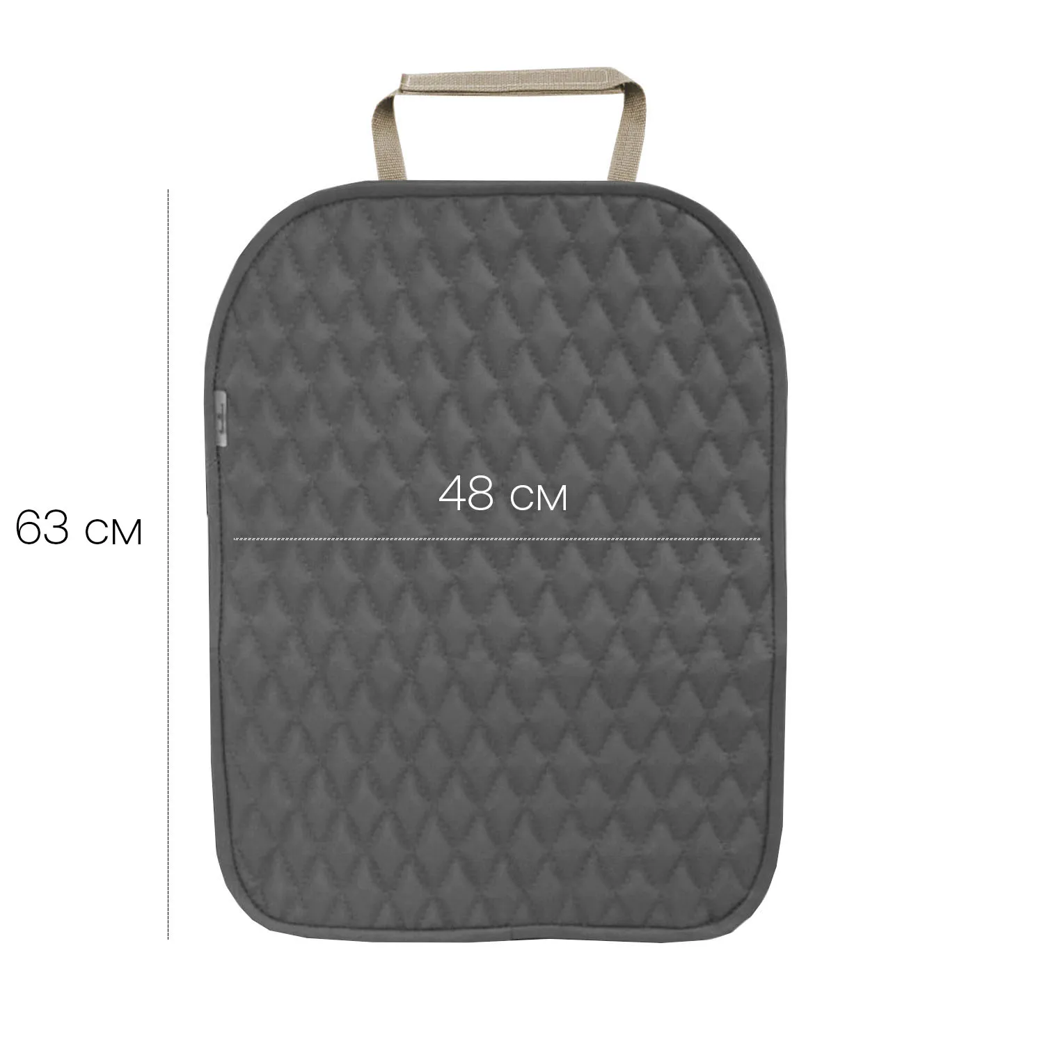 Защита спинки переднего сидения автомобиля Fiorellino FrontSeat Stitch