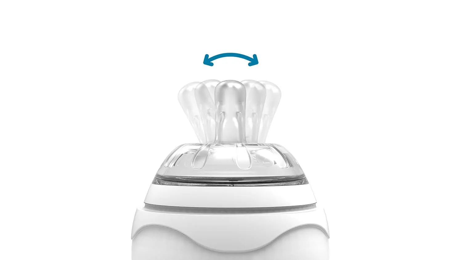 Соска для бутылочек Nuvita силиконовая 6062 Teats Flow 2, 2 шт NU-ALMB0011