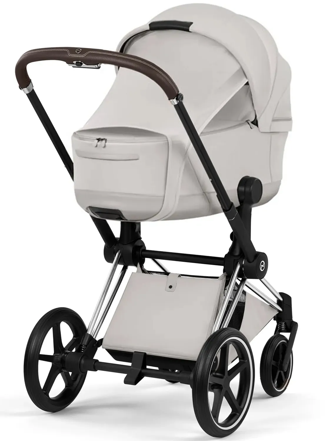 Коляска 2 в 1 Cybex Priam 5 Style шасси Chrome Brown