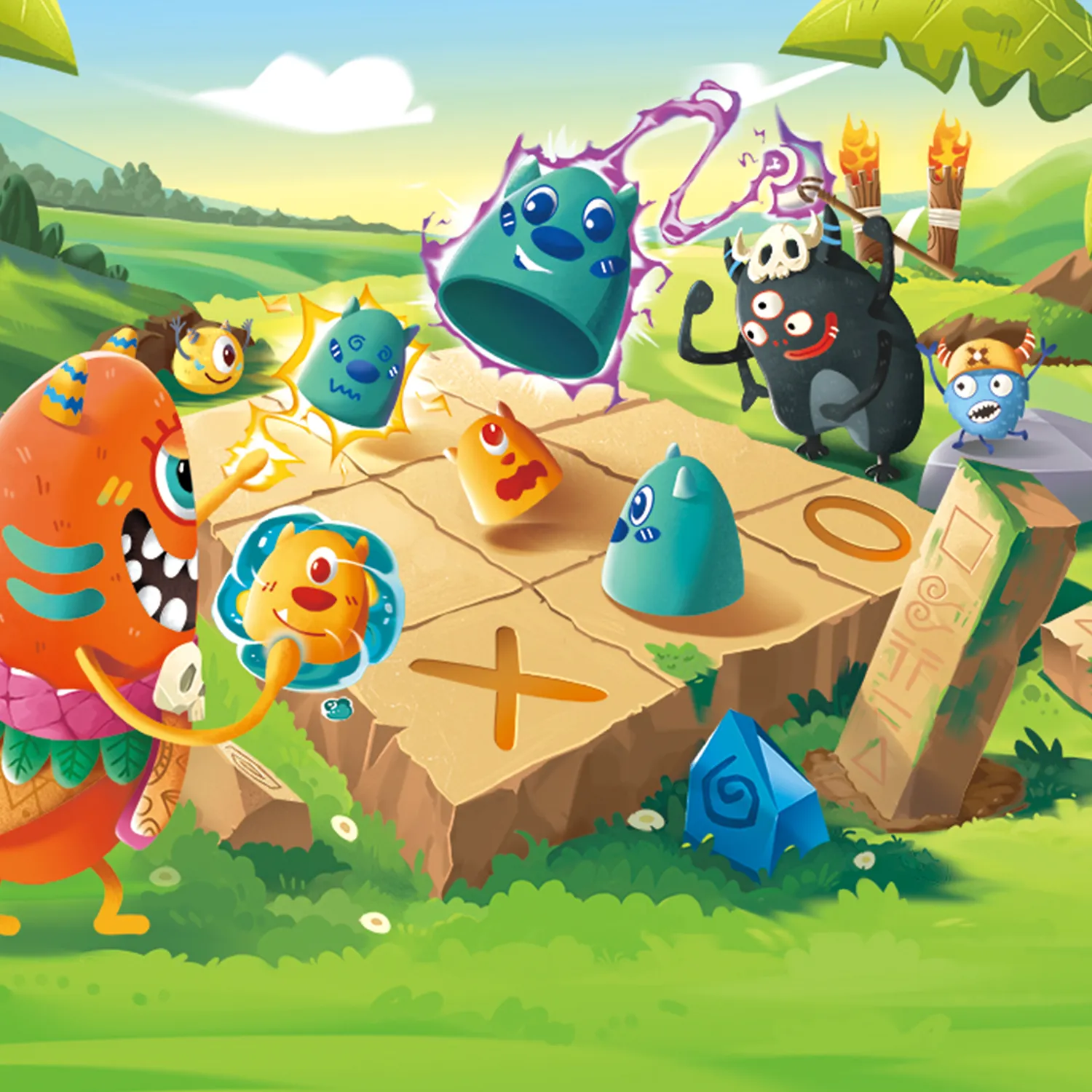 Настольная игра Hape «Монстрики наступают» E1109_HP