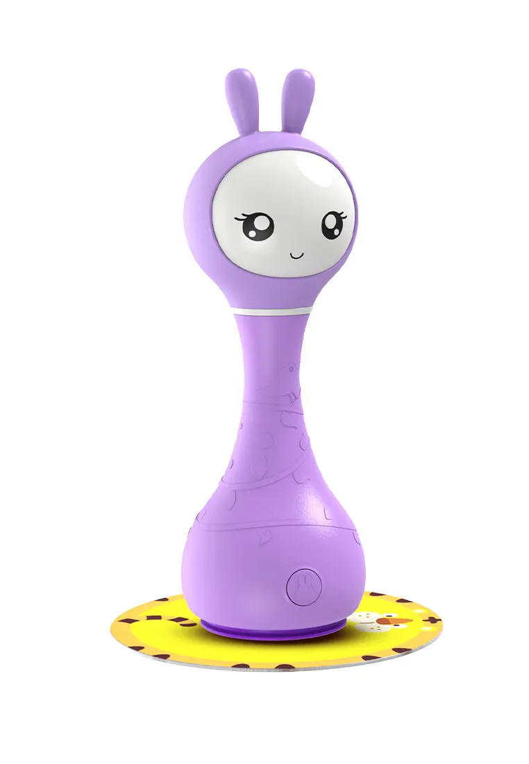 Музыкальная игрушка Alilo Умный зайка R1 фиолетовый 60405