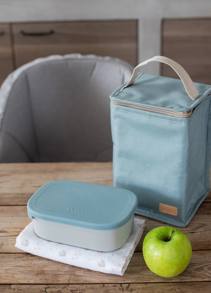 Контейнер Beaba для ланча BOITE REPAS INOX GRIS V/VERT S