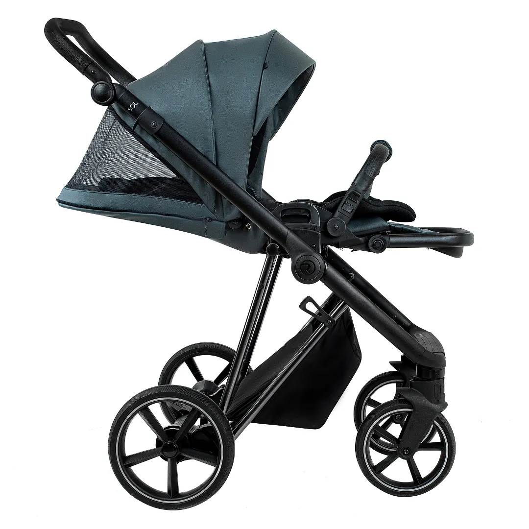 Коляска 2 в 1 ROAN Sol Vintage экокожа