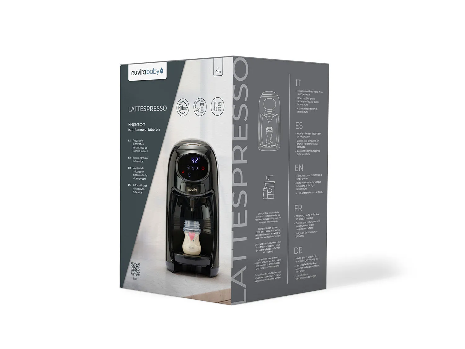 Машина Nuvita для приготовления молочной смеси 1180 Lattespresso NU-ALSC0026
