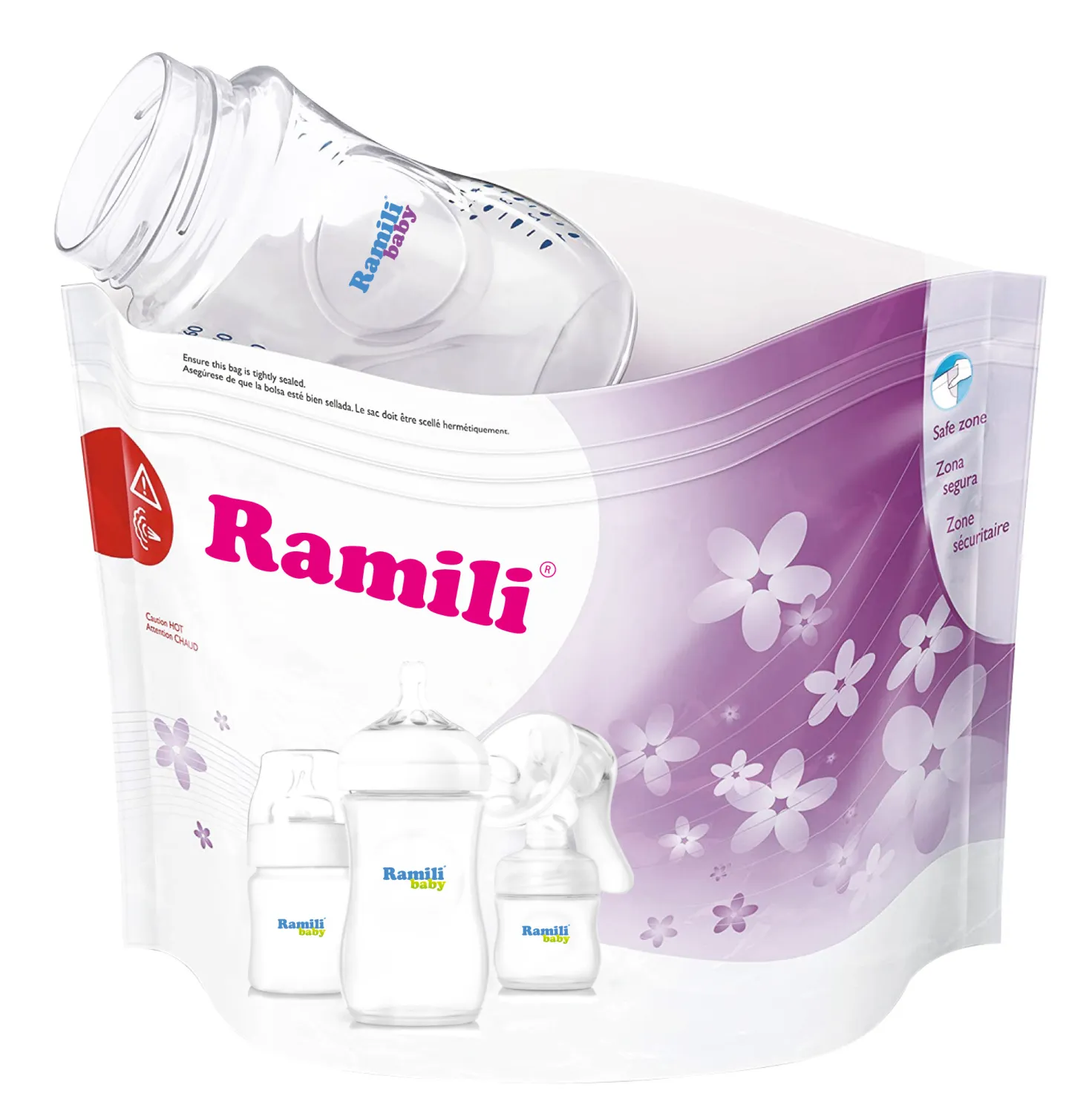 Пакеты Ramili для паровой стерилизации в СВЧ-печи 6 штук RSB110