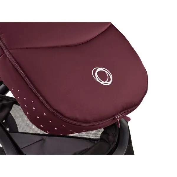 Конверт в коляску Bugaboo footmuff (муфта для ног) Dark Cherry Limited Edition