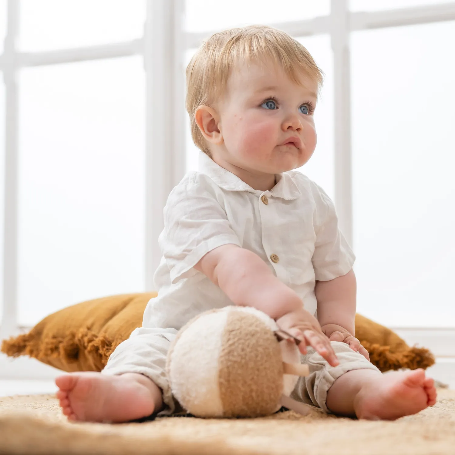 Игрушка мягкая Nattou Rattle TEDDY Шар 856256