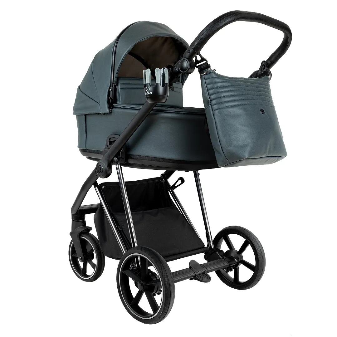 Коляска 2 в 1 ROAN Sol Vintage экокожа
