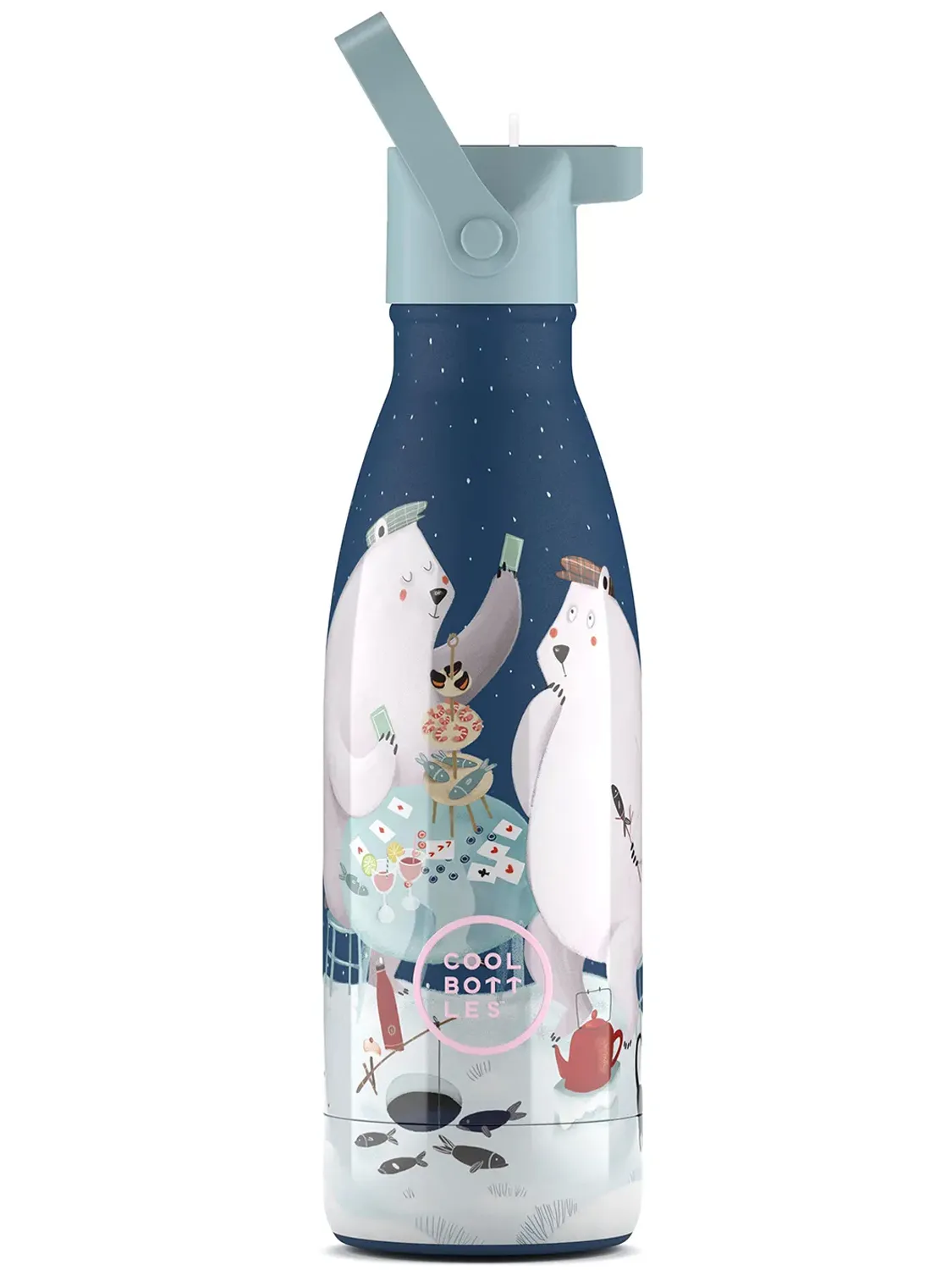 Термос–термобутылка Cool Bottles Kids серия Wonders Polar Bears 350 мл