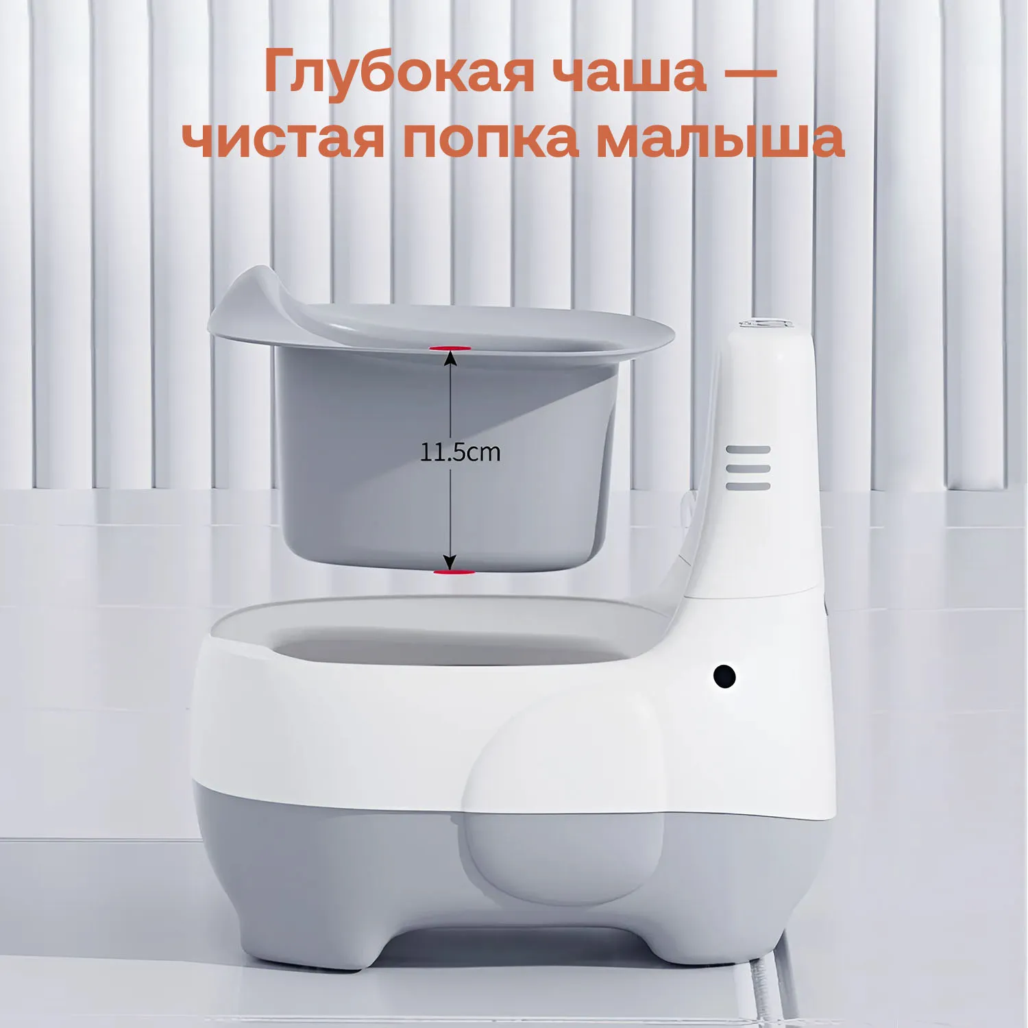 Люлька-колыбель 4 в 1 приставная Fiorellino + Горшок Fiorellino Elephant