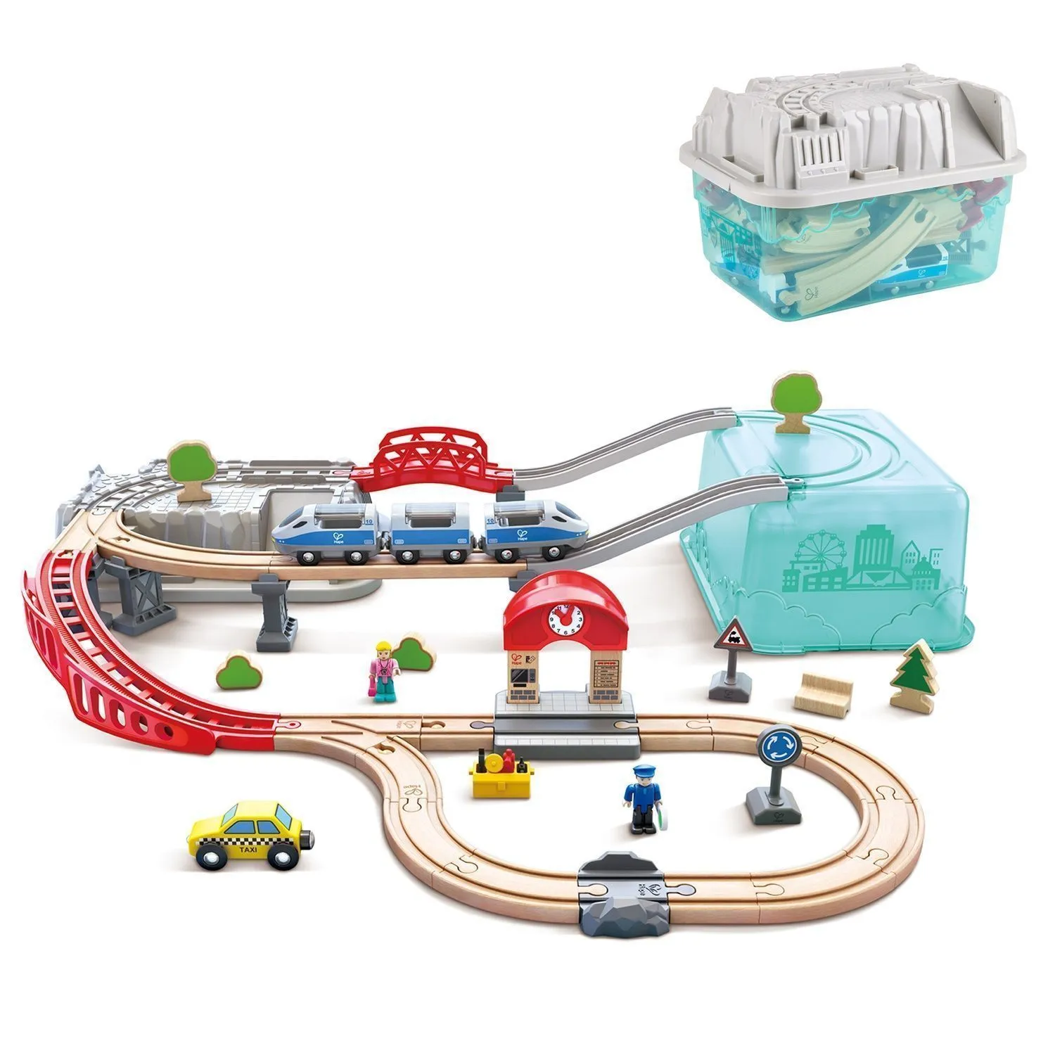 Игровой набор Ж/Д Hape «Городской поезд» E3771_HP