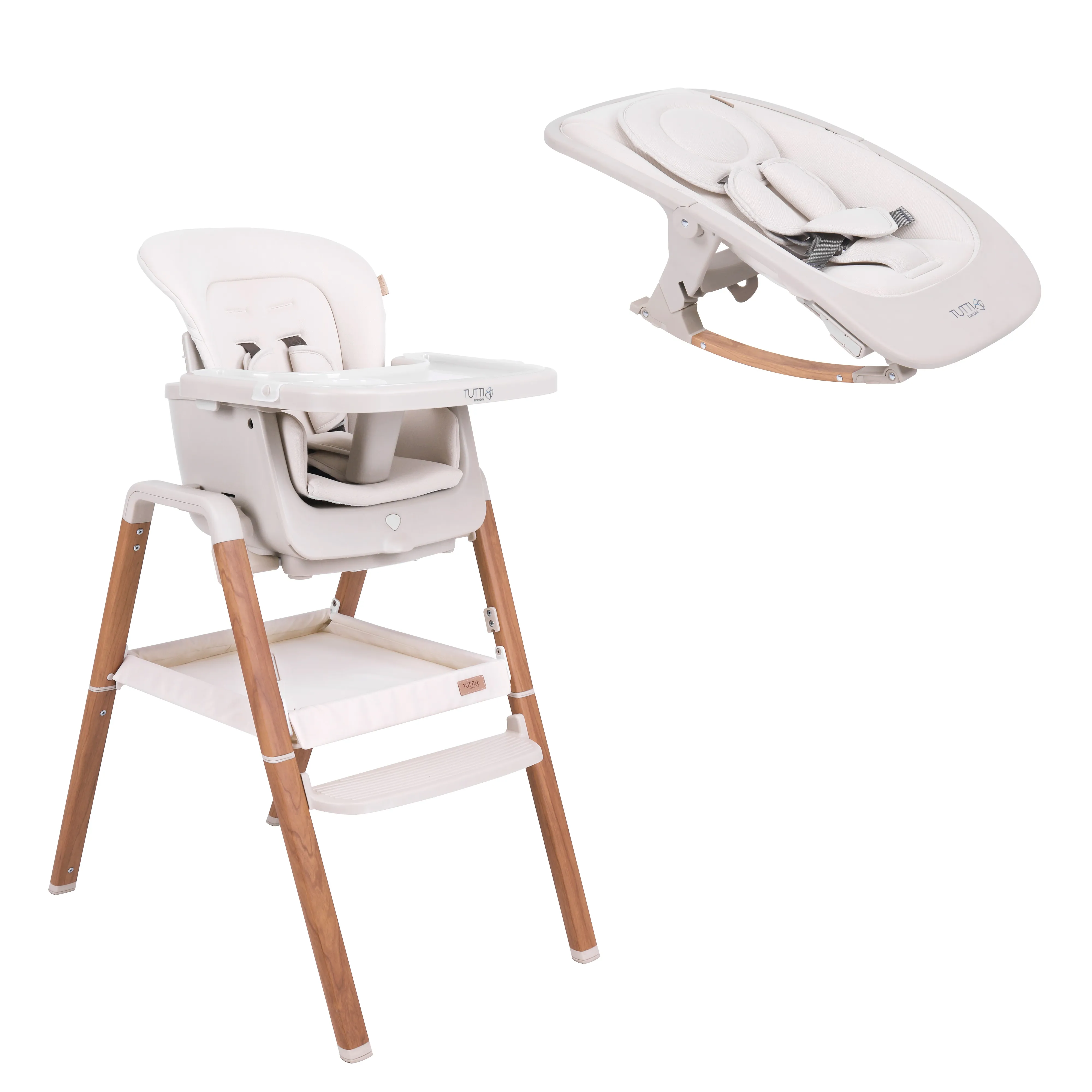 Стул Tutti Bambini для кормления растущий High Chair Nova