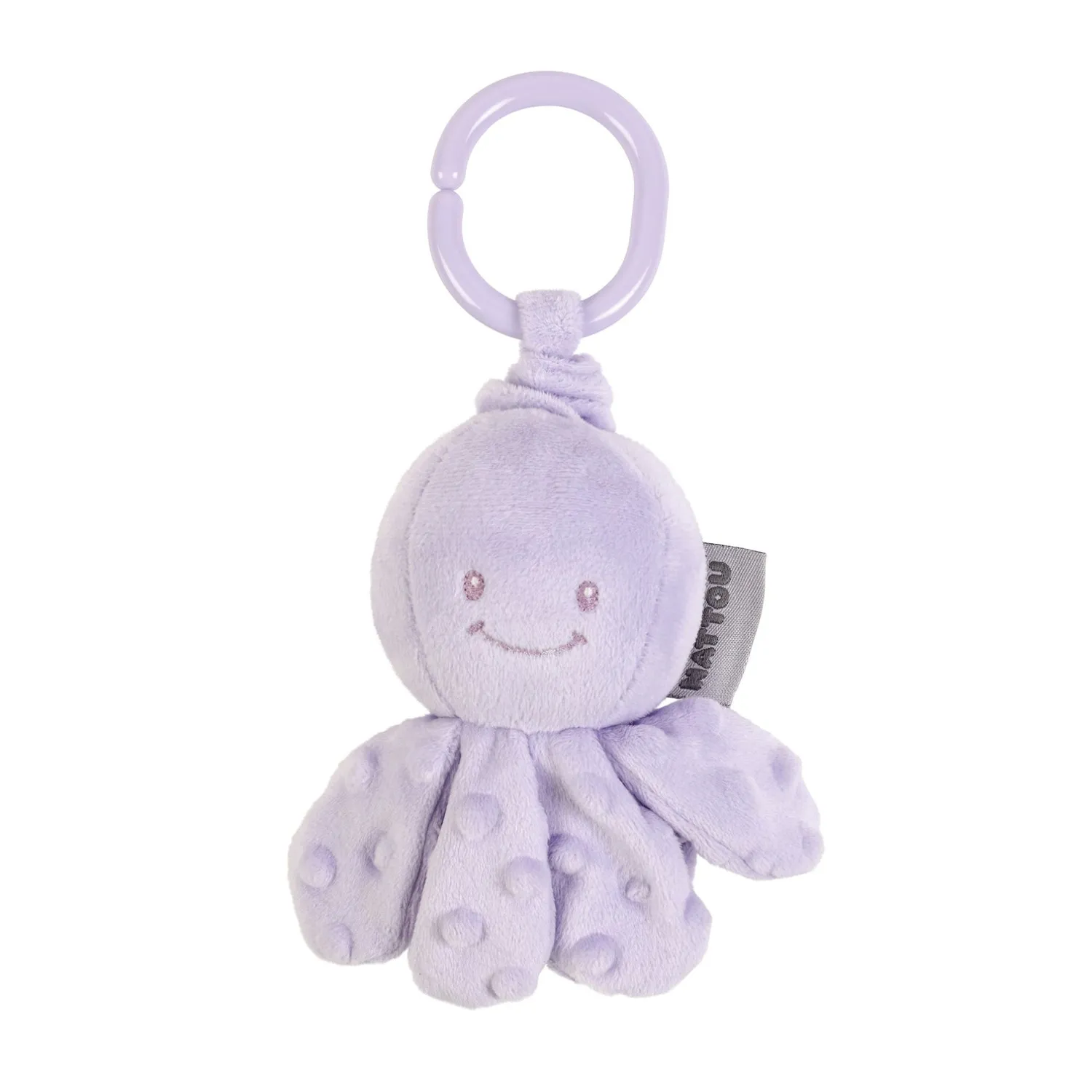 Игрушка мягкая Nattou Soft toy Lapidou Octopus Осьминог с вибрацией