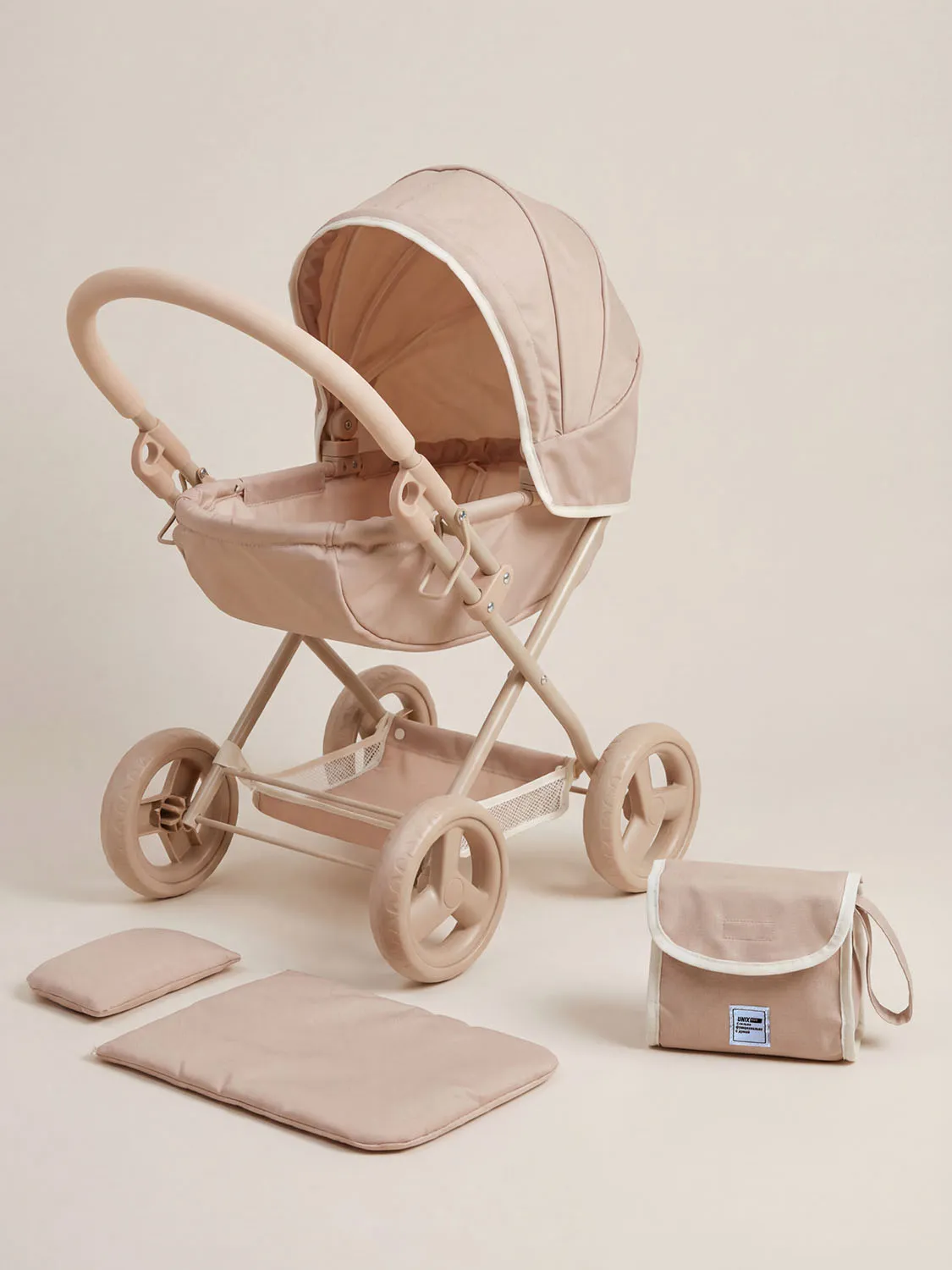 Коляска UNIX Kids Cradle Doll для кукол Бежевый (Camel) DOLLCRADLECL