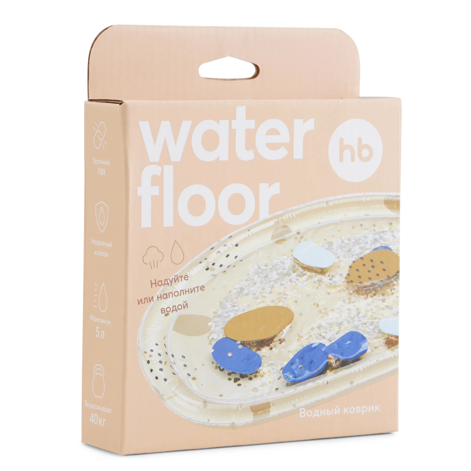 Игрушка-коврик водный Happy Baby WATER FLOOR beige 331919