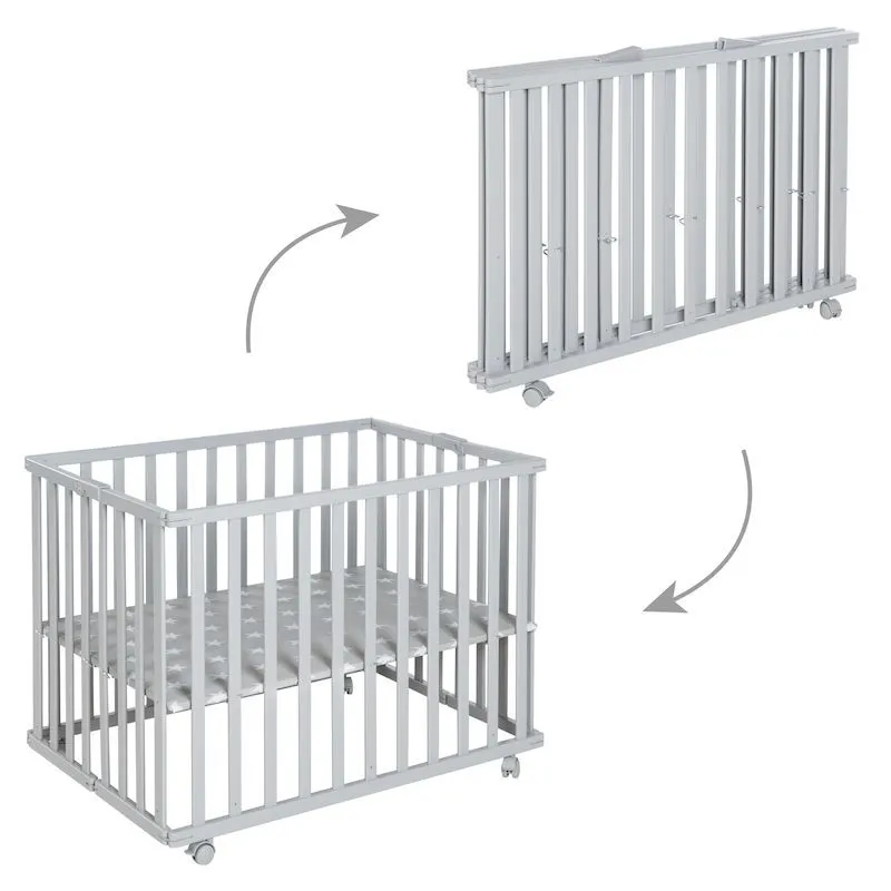 Детский складной манеж Roba 74х100 см Foldable playpen