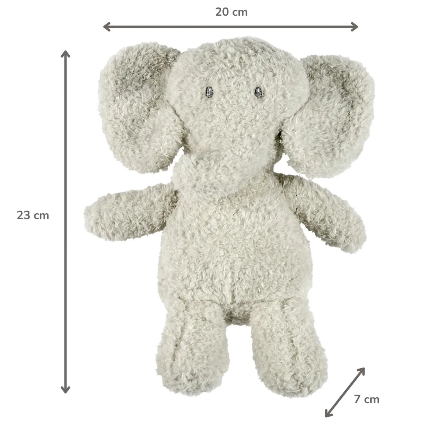 Игрушка мягкая Nattou Soft toy TEDDY Слоненок 856348