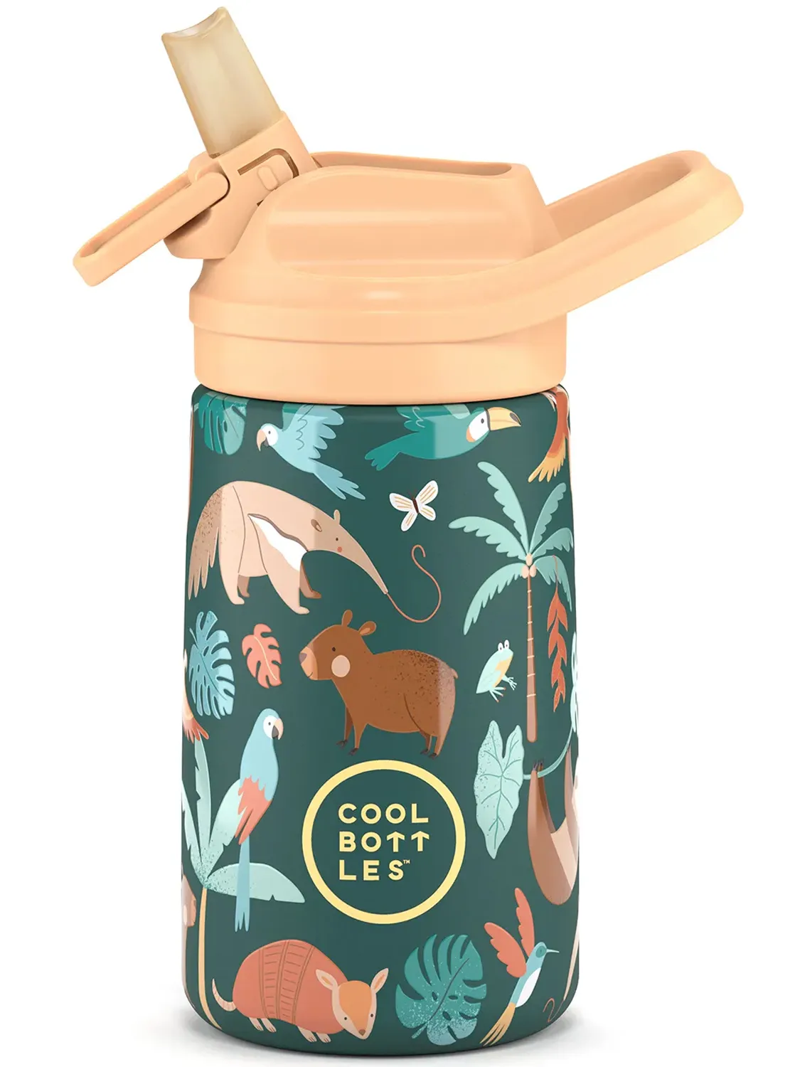 Термос-термобутылка Cool Bottles Kiddie Rainforest Refuge 350 мл
