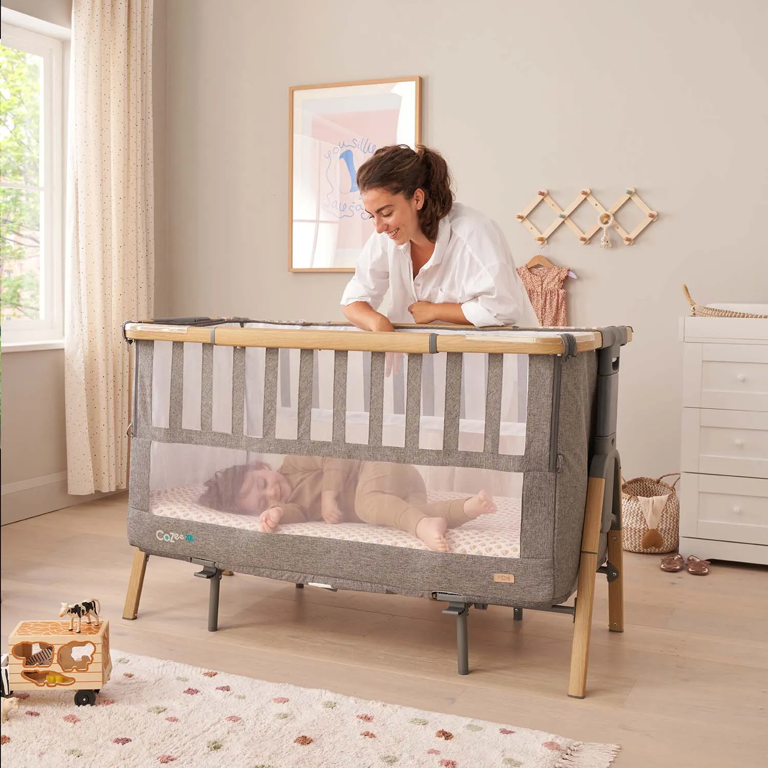 Кровать-трансформер приставная Tutti Bambini CoZee XL 120*60 см