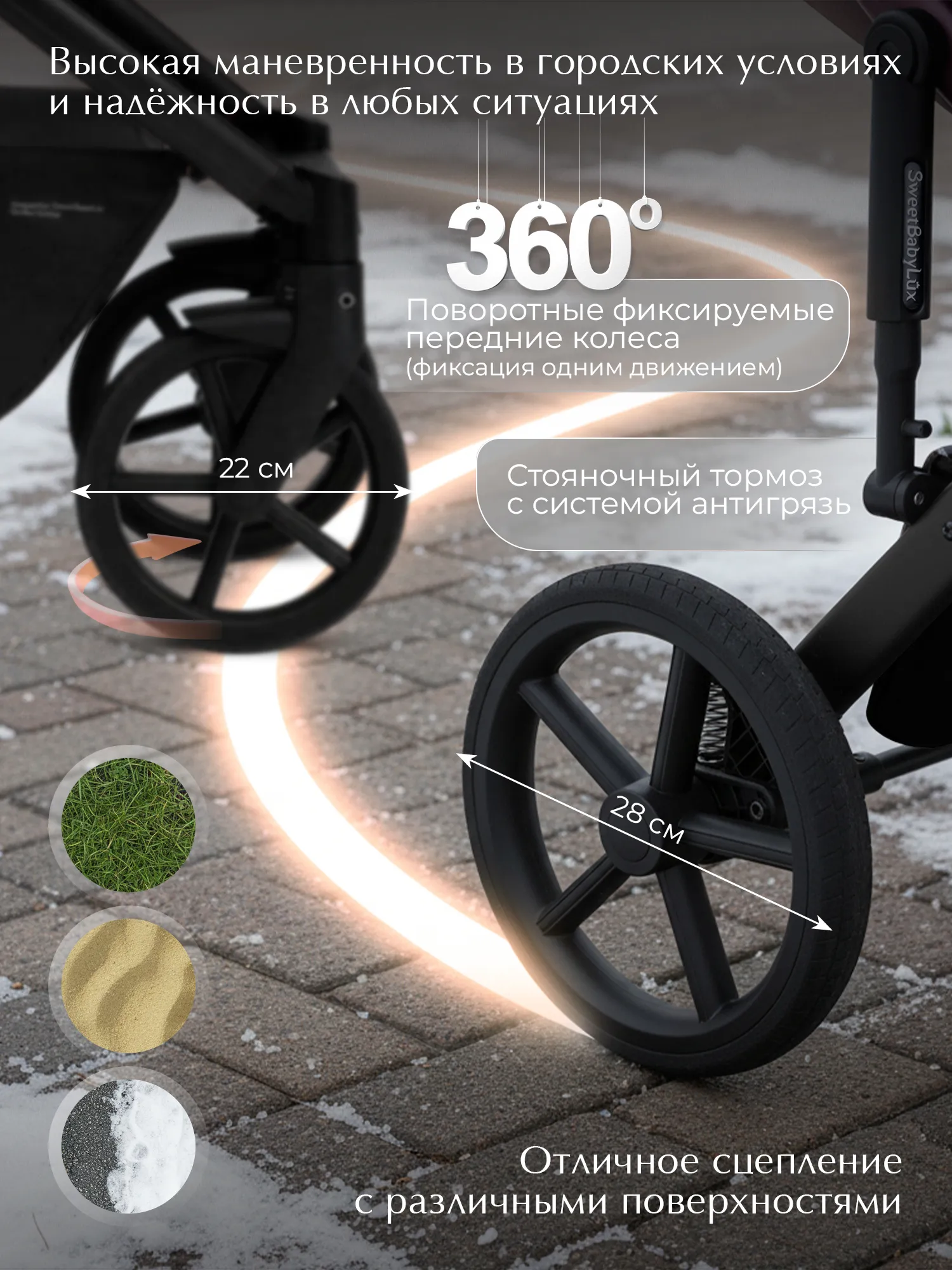 Коляска 2 в 1 SBL / Sweet Baby Dolce