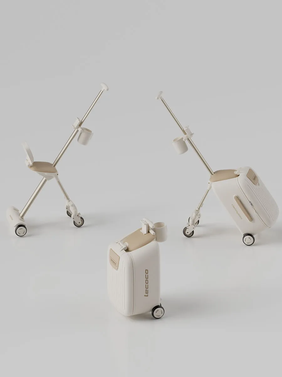 Чемодан Lecoco с детским сиденьем white C-Box-B3