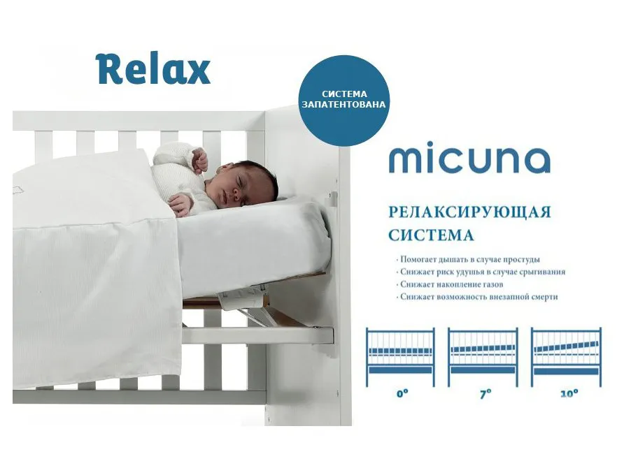 Кроватка 120x60 Micuna Swing Relax