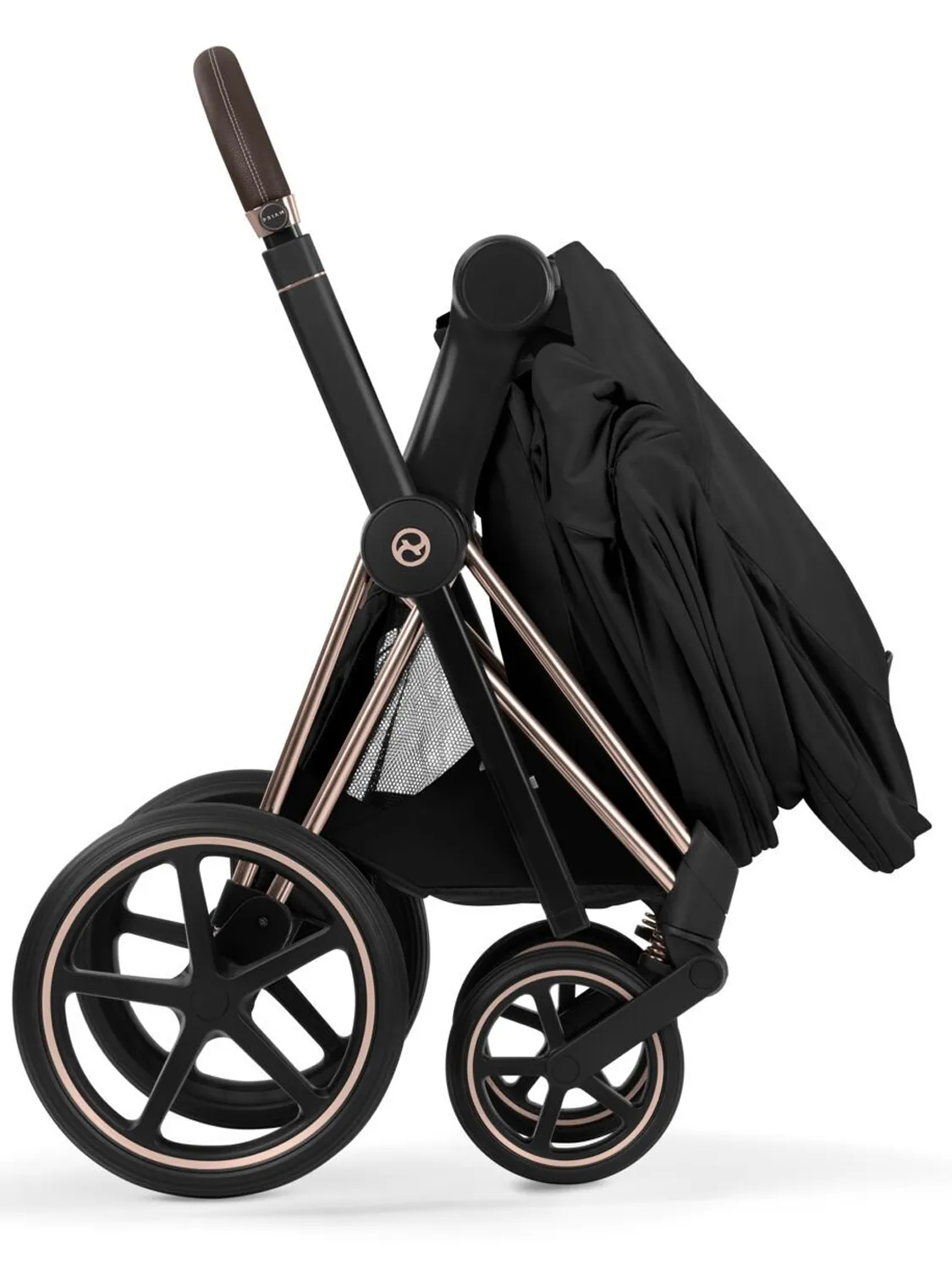 Коляска 2 в 1 Cybex Priam 5 Style шасси Rosegold