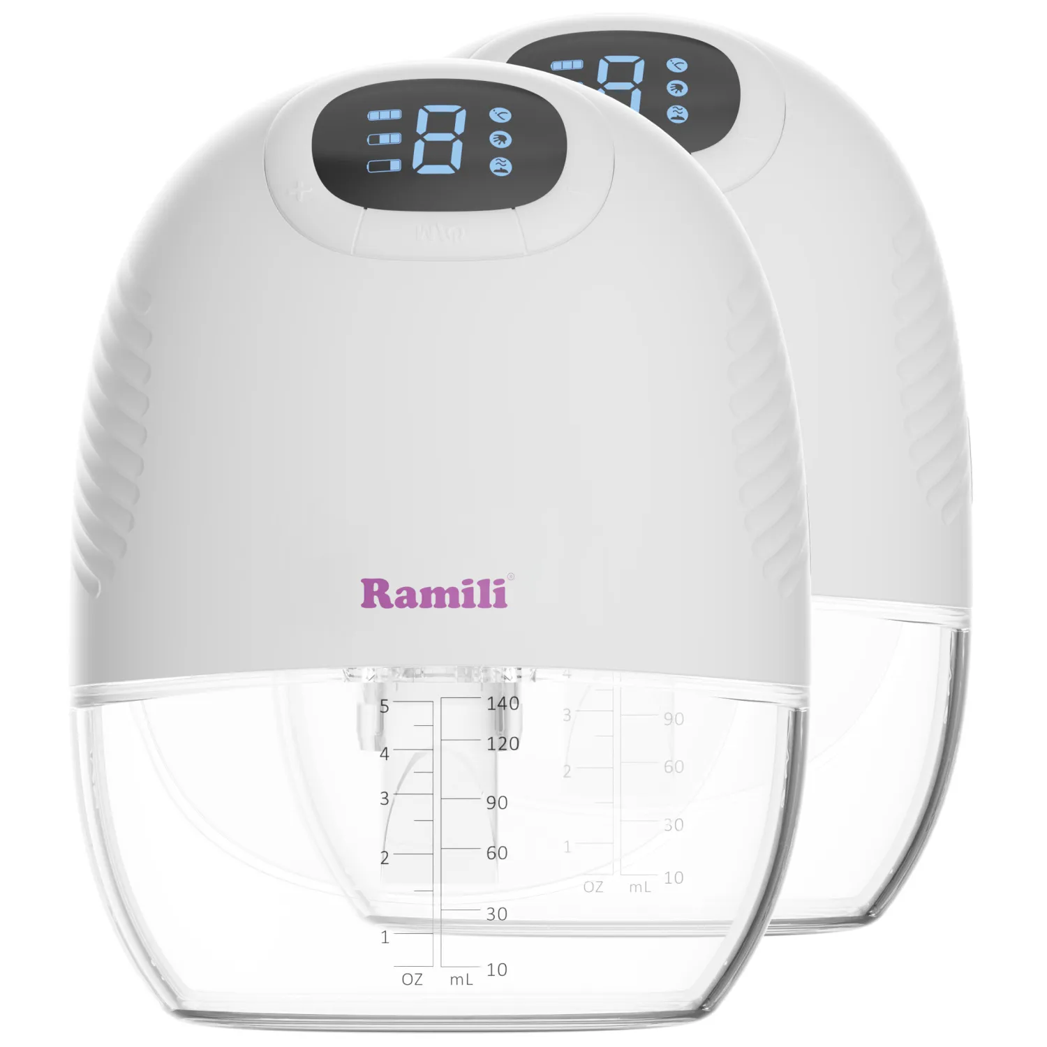 Молокоотсос Ramili четырехфазный бионический SE300X2 (в комплекте 2 шт)