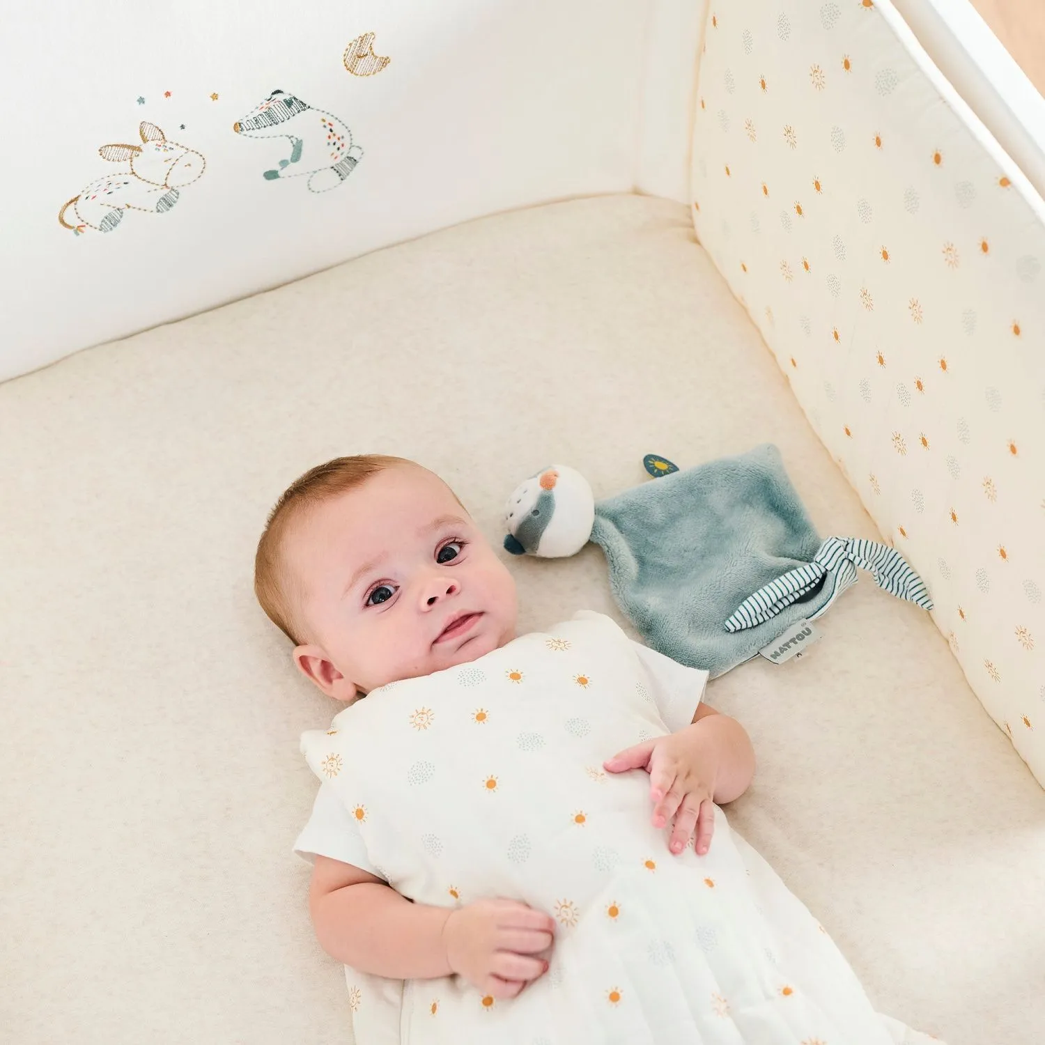 Игрушка мягкая Nattou Doudou малая FELIX & LEO Барсук 595087