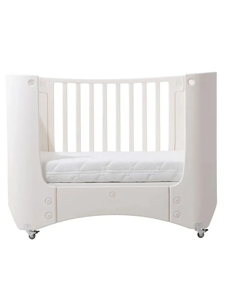 Кроватка детская UNIX Kids Premium White с матрацем PBCRIB3H2TWT	