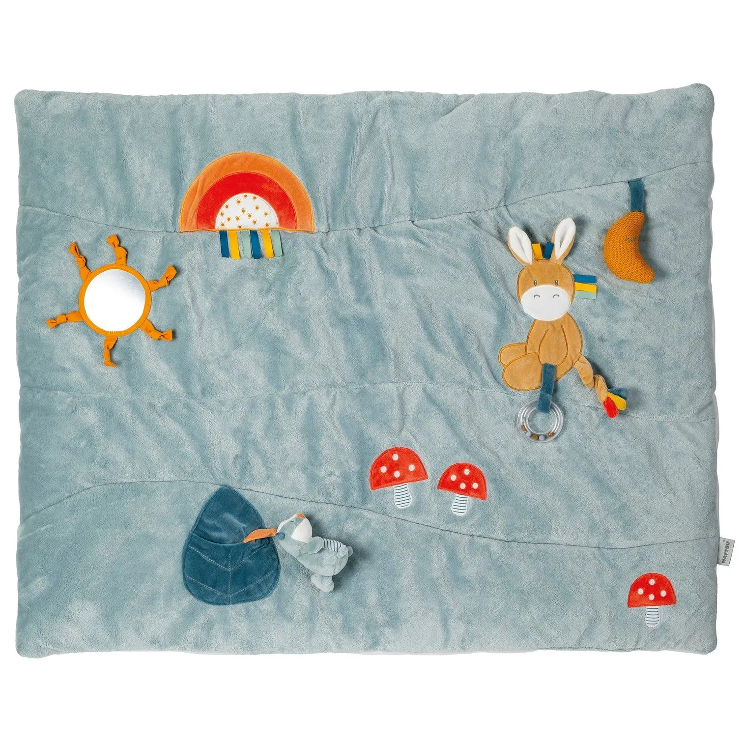 Коврик детский игровой Nattou FELIX & LEO Барсук и Ослик 595230 без арок