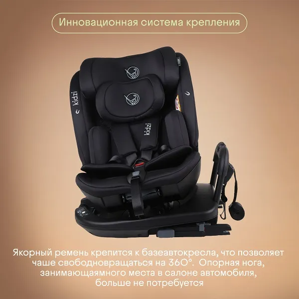 Автокресло 0+/1/2/3 KIDZI Spin Plus 360 i-Size