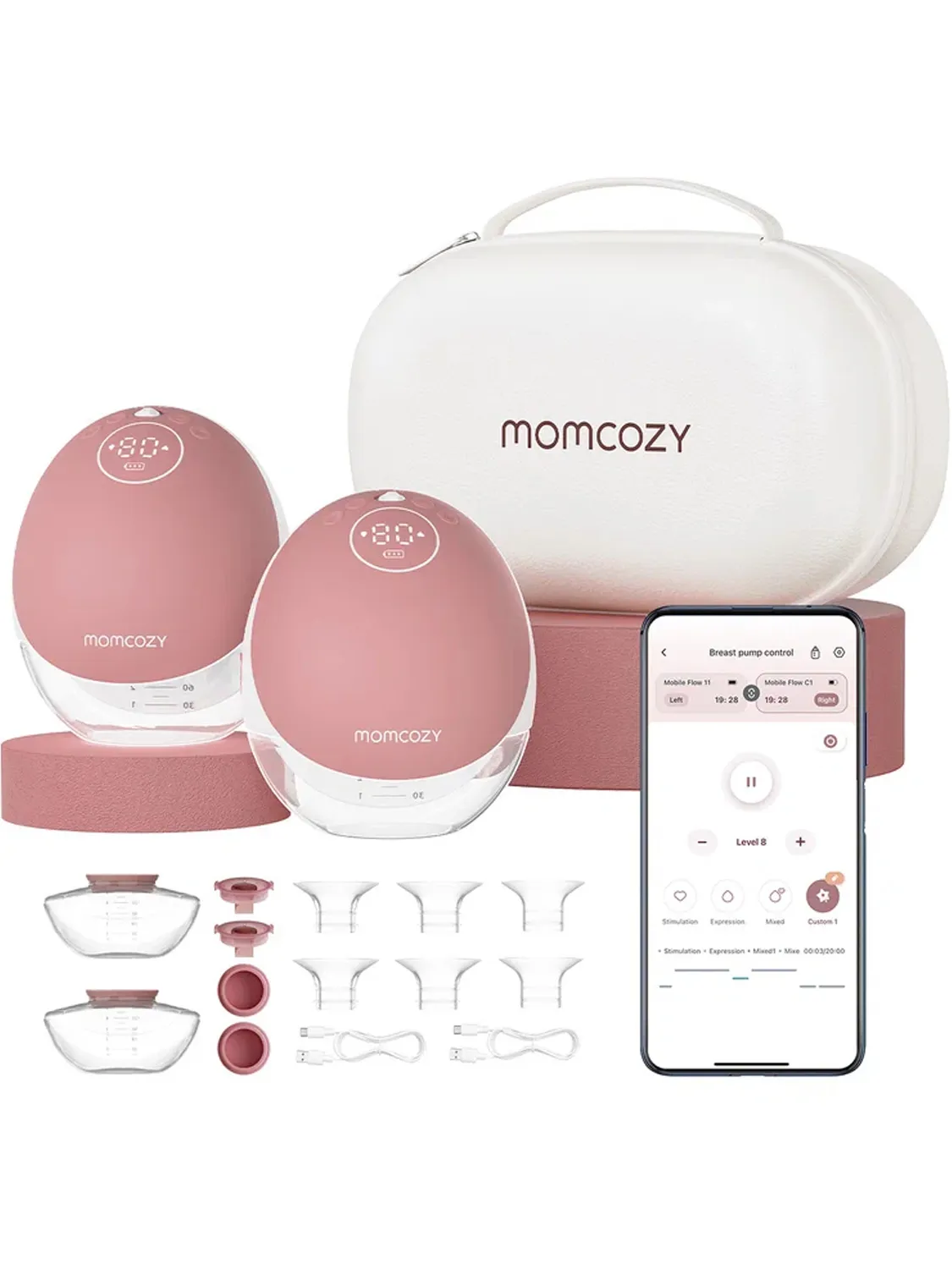 Молокоотсос Momcozy беспроводной портативный электрический BP223