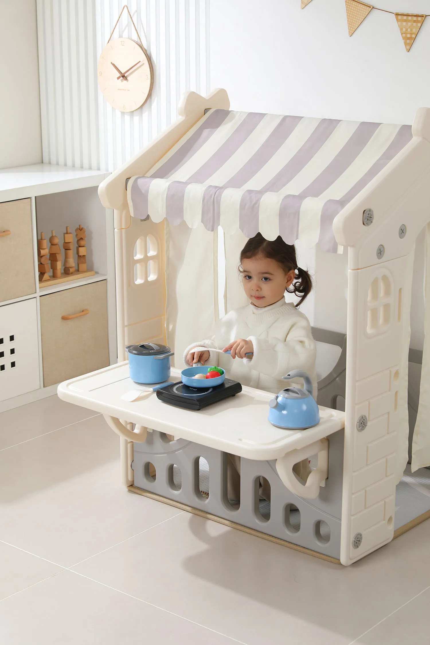 Домик-кафе UNIX Kids Table Grey PHSTBGY