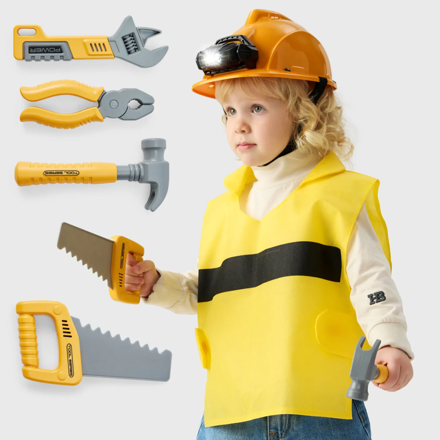 Игрушка Happy Baby Инструменты HAPPY BUILDER «ХЭППИ БИЛДЕР» желтый 331941