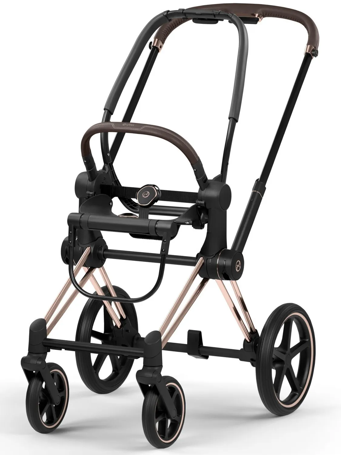 Коляска 2 в 1 Cybex Priam 5 Style шасси Rosegold