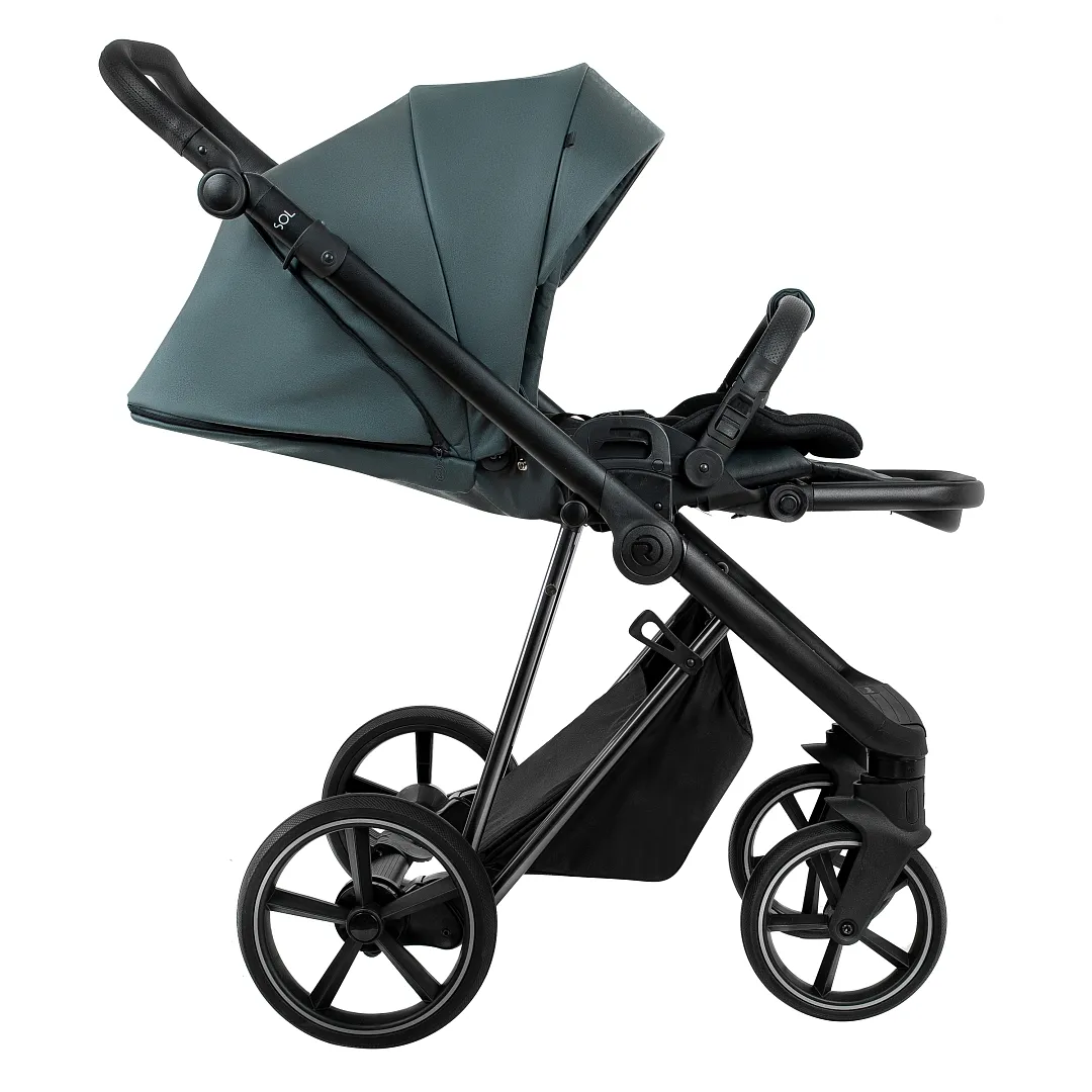 Коляска 2 в 1 ROAN Sol Vintage экокожа
