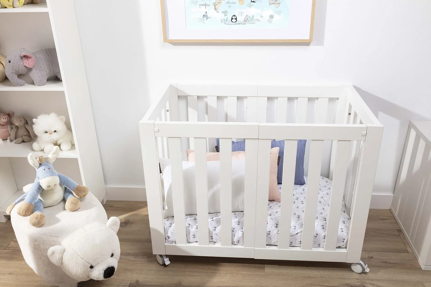 Кровать-трансформер IKID by Micuna PALERMO 90х50/140х70 см + Матрац Fiorellino Sleepy 90х50 см
